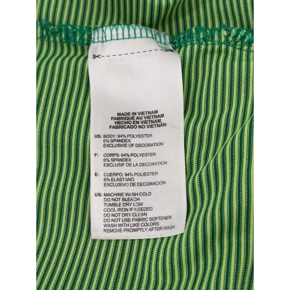 Adidas Climalite Golf Polo, Green Stripes, Casual Wear, Men's Size XL